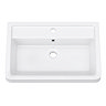 Monza Matt Grey 600mm Wide Wall Mounted Vanity Unit