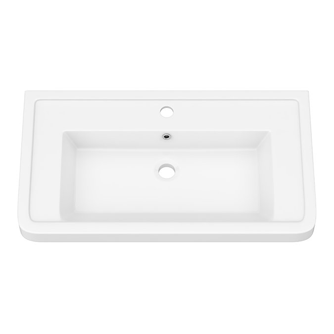 Monza Matt Grey 750mm Wide Wall Mounted Vanity Unit