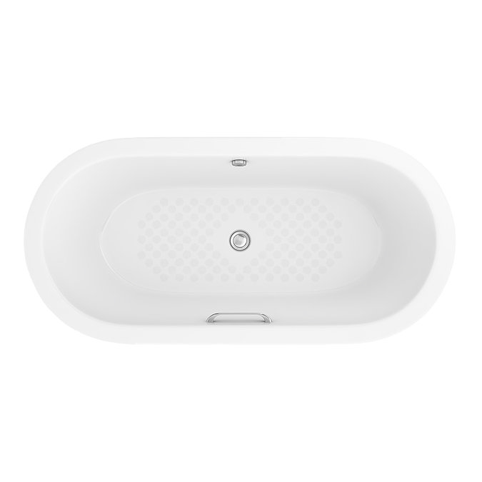 Monza Modern Freestanding Cast Iron Bath - 1700 x 800mm