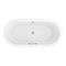 Monza Modern Freestanding Cast Iron Bath - 1700 x 800mm