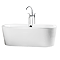 Monza Modern Freestanding Cast Iron Bath - 1700 x 800mm