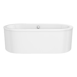 Monza Modern Freestanding Cast Iron Bath - 1700 x 800mm