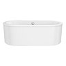 Monza Modern Freestanding Cast Iron Bath - 1700 x 800mm
