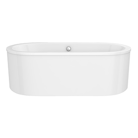 Monza Modern Freestanding Cast Iron Bath - 1700 x 800mm