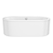 Monza Modern Freestanding Cast Iron Bath - 1700 x 800mm