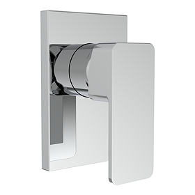 Monza Modern Concealed Manual Shower Valve in Polished Chrome