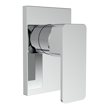 Plaza Modern Concealed Manual Shower Valve - Chrome  Feature Large Image