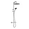 Monza Modern Round Thermostatic Shower (300mm Head - Chrome) Large Image