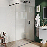 Monza PVC Shower Wall Panel 2400 x 1000 - White Terrazzo