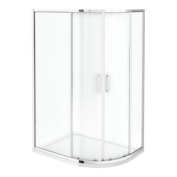 Monza RH Offset Quadrant Shower Enclosure + Pearlstone Tray  Feature Large Image