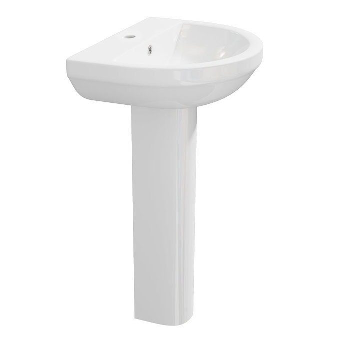 Monza Round 4-Piece Bathroom Suite Feature Large Image