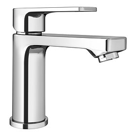 Monza Round Modern Basin Mixer Tap + Waste Large Image