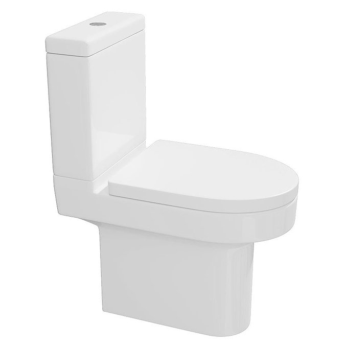 Monza Round Short Projection Toilet + Soft Close Seat Feature Large Image