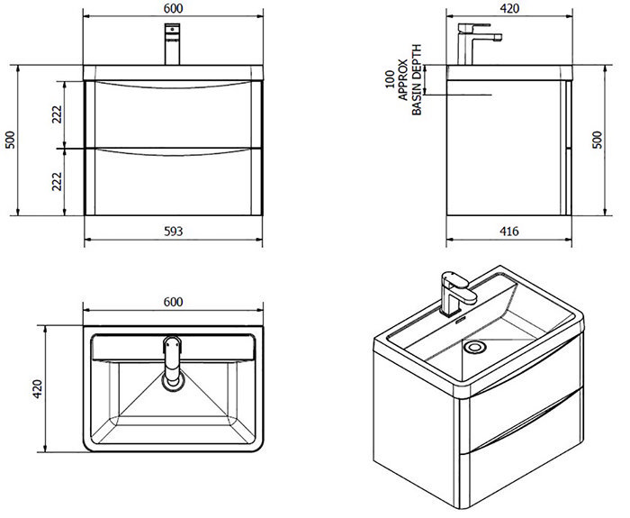 Monza Sage Green Vanity Unit, Tall Storage Unit, and Toilet Package