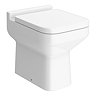 Monza Square Back To Wall Toilet + Soft Close Seat  Profile Large Image