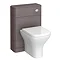 Monza Stone Grey Floor Standing Sink Vanity Unit + Toilet Package  Standard Large Image