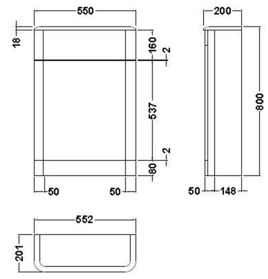 Monza Stone Grey Wall Hung Sink Vanity Unit + Toilet Package