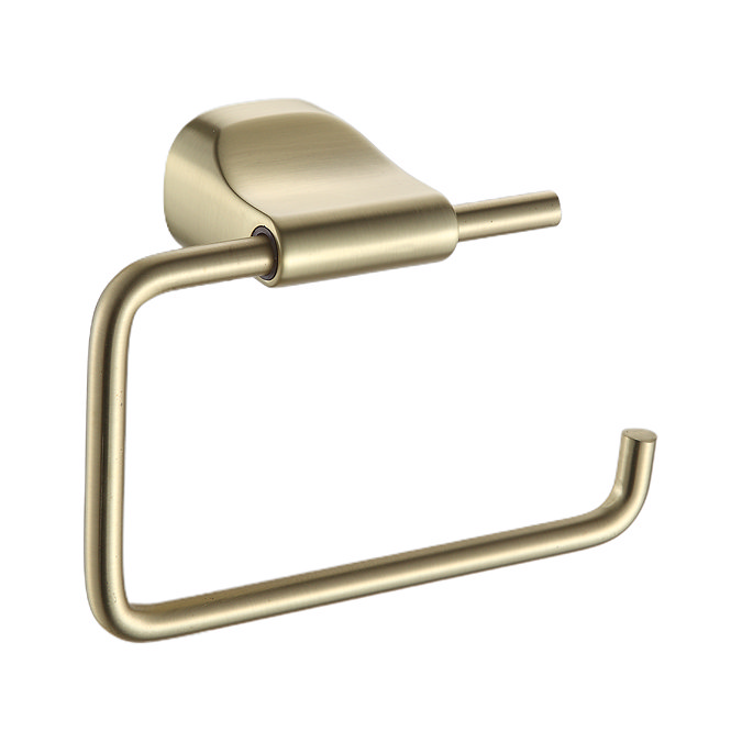 Monza Toilet Roll Holder - Brushed Brass