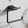 Monza Toilet Roll Holder - Matt Black