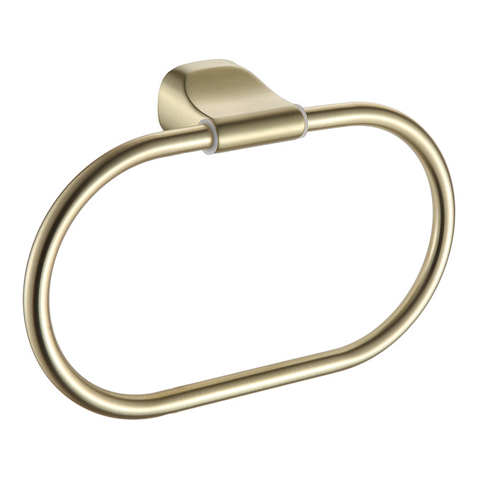 Monza Towel Ring - Brushed Brass