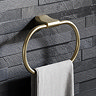 Monza Towel Ring - Brushed Brass