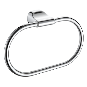 Monza Towel Ring - Chrome