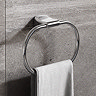 Monza Towel Ring - Chrome