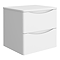 Monza Wall Hung Countertop Vanity Unit (500mm Wide - Gloss White)