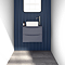 Monza Wall Hung Countertop Vanity Unit (600mm Wide - Matt Grey)