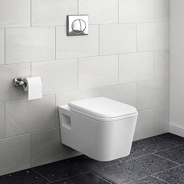 Monza Wall Hung Toilet with Concealed Cistern + Frame  Profile Large Image