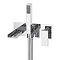 Monza Wall Mounted Bath Shower Mixer Tap + Shower Kit  Profile Large Image