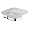 Monza Wall Mounted Glass Soap Dish - Chrome