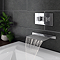 Monza Waterfall Wall Mounted Bath Tap With Concealed Thermostatic Valve