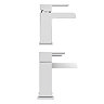 Monza Waterfall Tap Package (Bath + Basin Tap)  In Bathroom Large Image