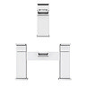 Monza Waterfall Tap Package (Bath + Basin Tap)  additional Large Image