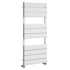 Monza White Aluminium Heated Towel Rail 1200 x 500mm