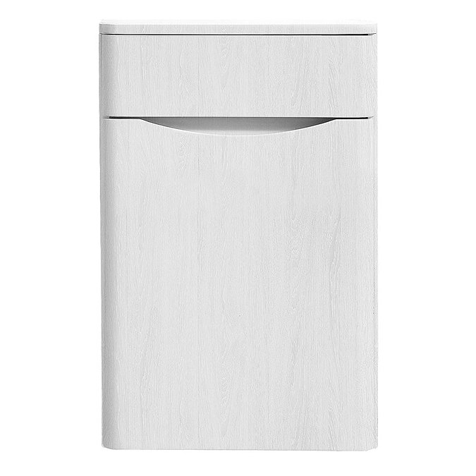 Ronda White Ash WC Unit - 500mm Wide  Standard Large Image