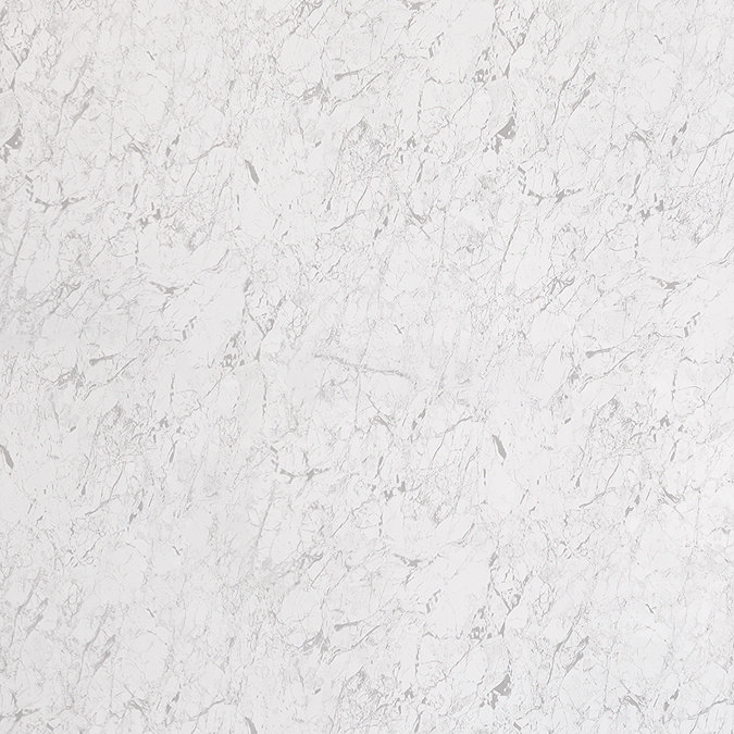 Monza White Granite PVC Shower Wall Panel 2400 x 1000mm