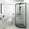 Monza White Granite PVC Shower Wall Panel 2400 x 1000mm