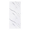 Monza White Marble PVC Shower Wall Panel 2400 x 1000mm