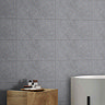 Morena Dark Grey Stone Effect Wall Tiles - 300 x 600mm