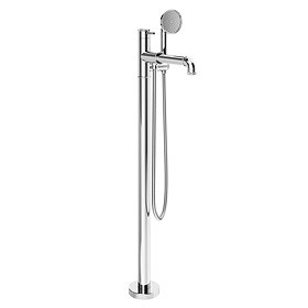 MPRO Industrial Bath Shower Mixer Floor Standing Chrome - PRI416FC Large Image