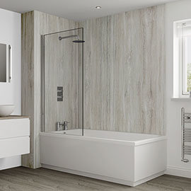 Multipanel Classic Jupiter Silver Bathroom Wall Panel Medium Image