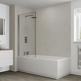 Multipanel Classic Marfil Cream Bathroom Wall Panel Medium Image
