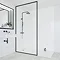 Multipanel Classic White Snow Bathroom Wall Panel Feature Large Image