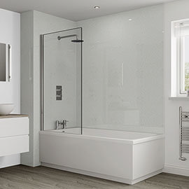 Multipanel Classic White Snow Bathroom Wall Panel Medium Image