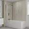Multipanel Heritage Alabaster Oak Bathroom Wall Panel Large Image