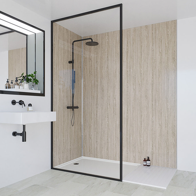 Multipanel Heritage Delano Oak Bathroom Wall Panel additional Large Image