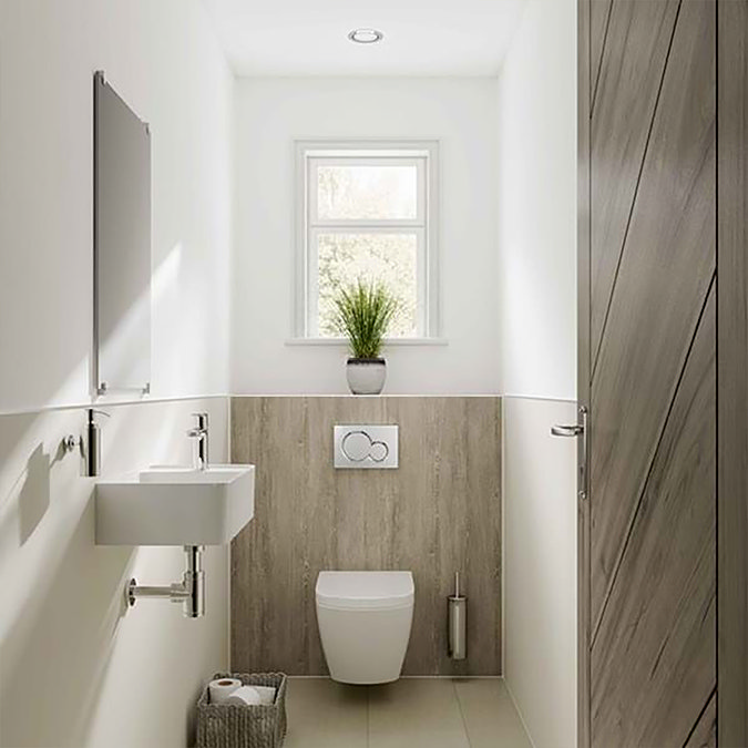 Multipanel Heritage Delano Oak Bathroom Wall Panel Standard Large Image