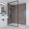 Multipanel Heritage Logan Oak Bathroom Wall Panel  Feature Large Image